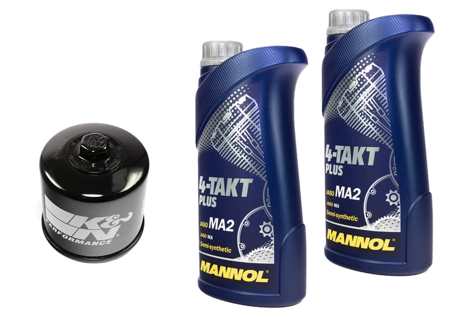 Aceite de Motor Kit Filtro KN138 10W40 2 Litro para Cagiva Kawasaki Sachs Suzuki - Imagen 2 de 4
