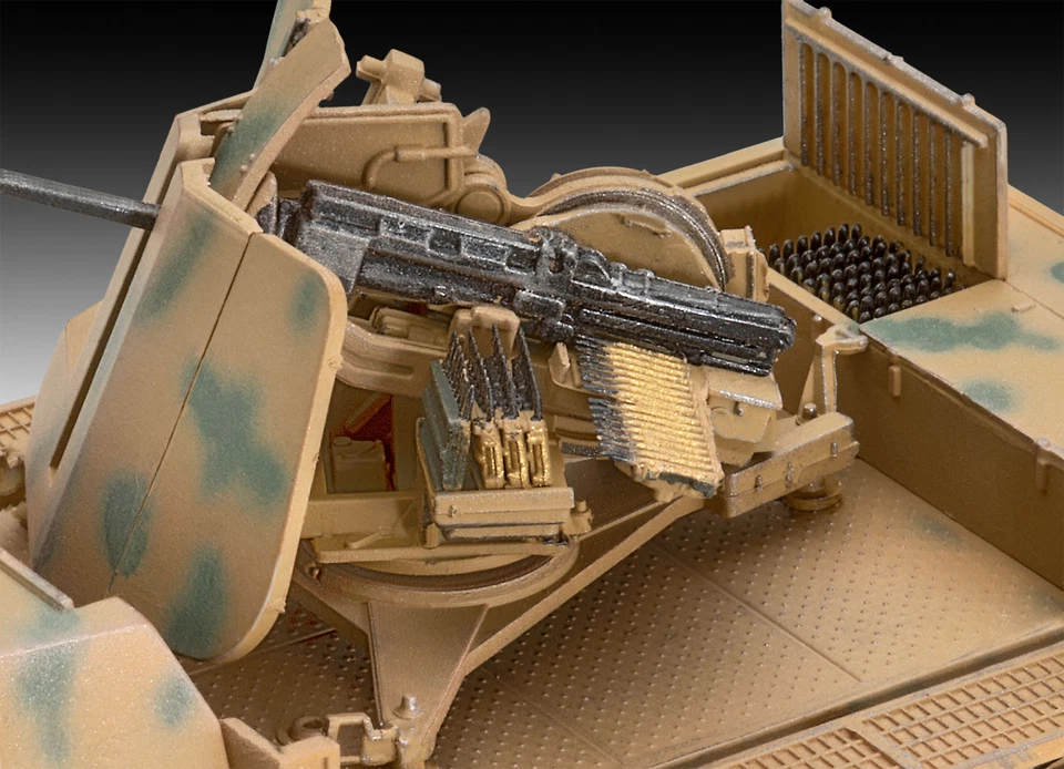 SWS With Flak 43 And Sd.Ah.58 Ammo Trailer 1:72 Plastic Model Kit REVELL - Immagine 4 di 4