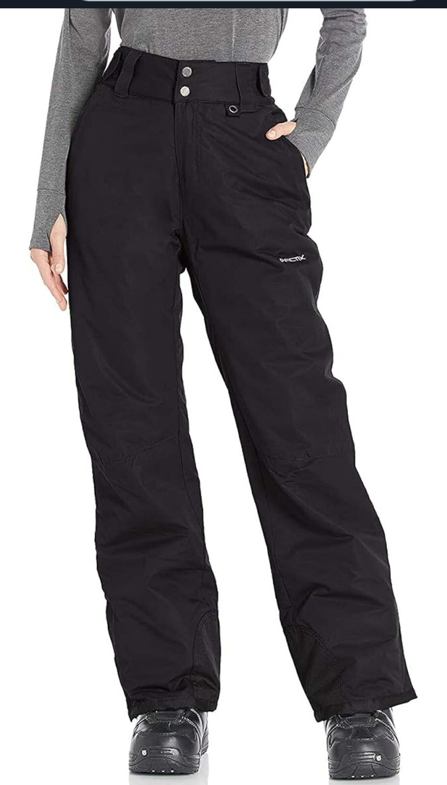 Women's 4X Insulated Snow Pants with 29-Inch Inseam for Skiing