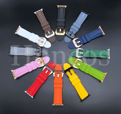 38/40/41 MM Apple Watch Band Strap Rubber Fits For Iwatch Smart Sport Release