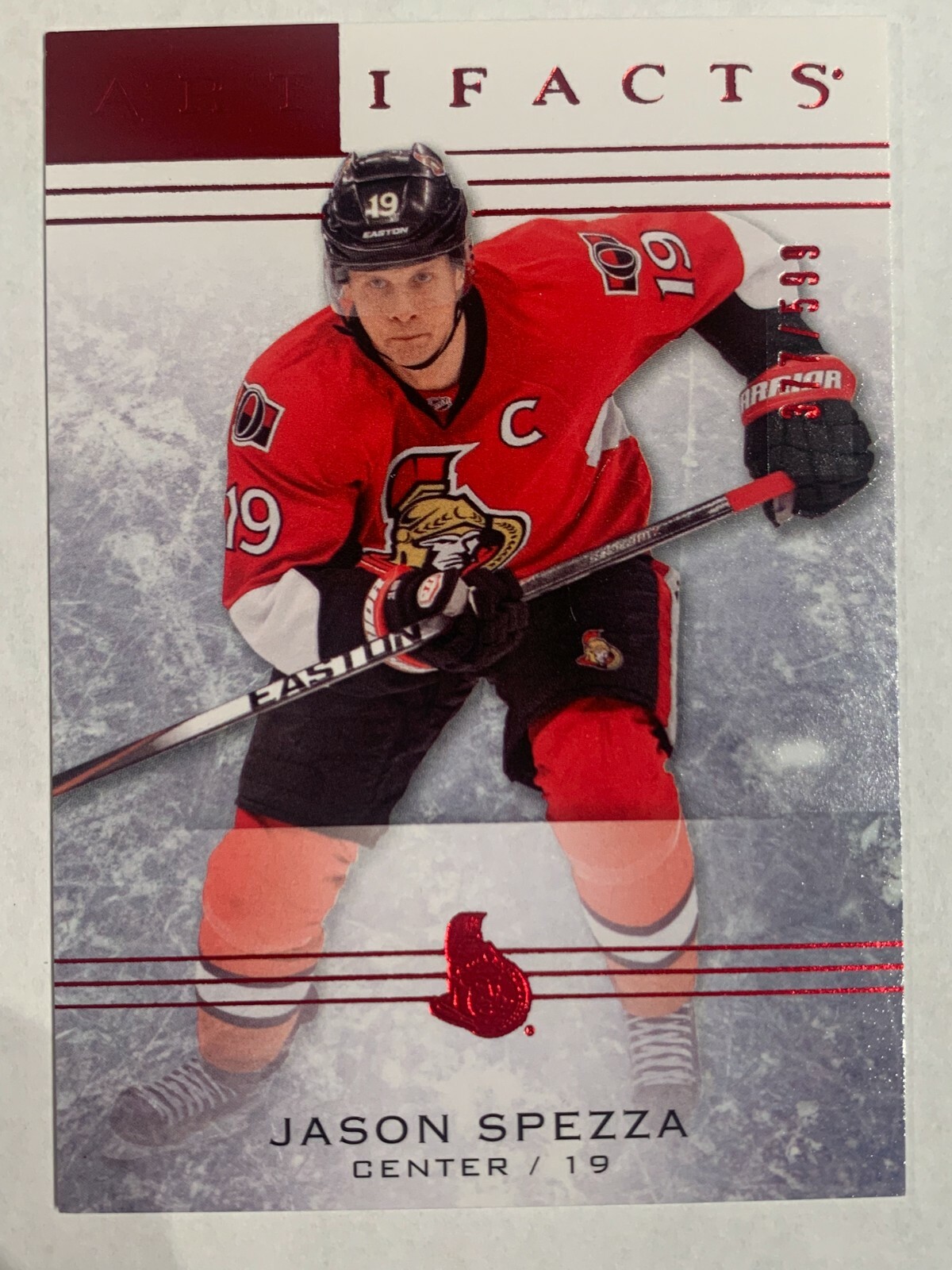 2014-15 Artifacts Ruby #3 Jason Spezza 377/599