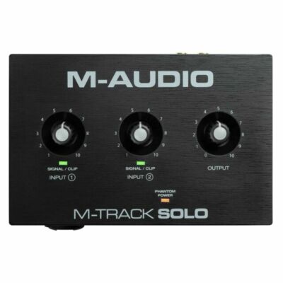 M-Audio M-Track Solo 2-Channel USB Interface Streaming and Podcasting [Tested] 