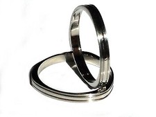 Men's 316L Stainless Steel 3 corners 4mm Ring Band.
