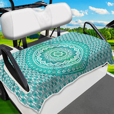 Golf Cart Seat Covers, Ultra-Soft Golf Cart Seat Towel Blanket for Yamaha, EZGO,