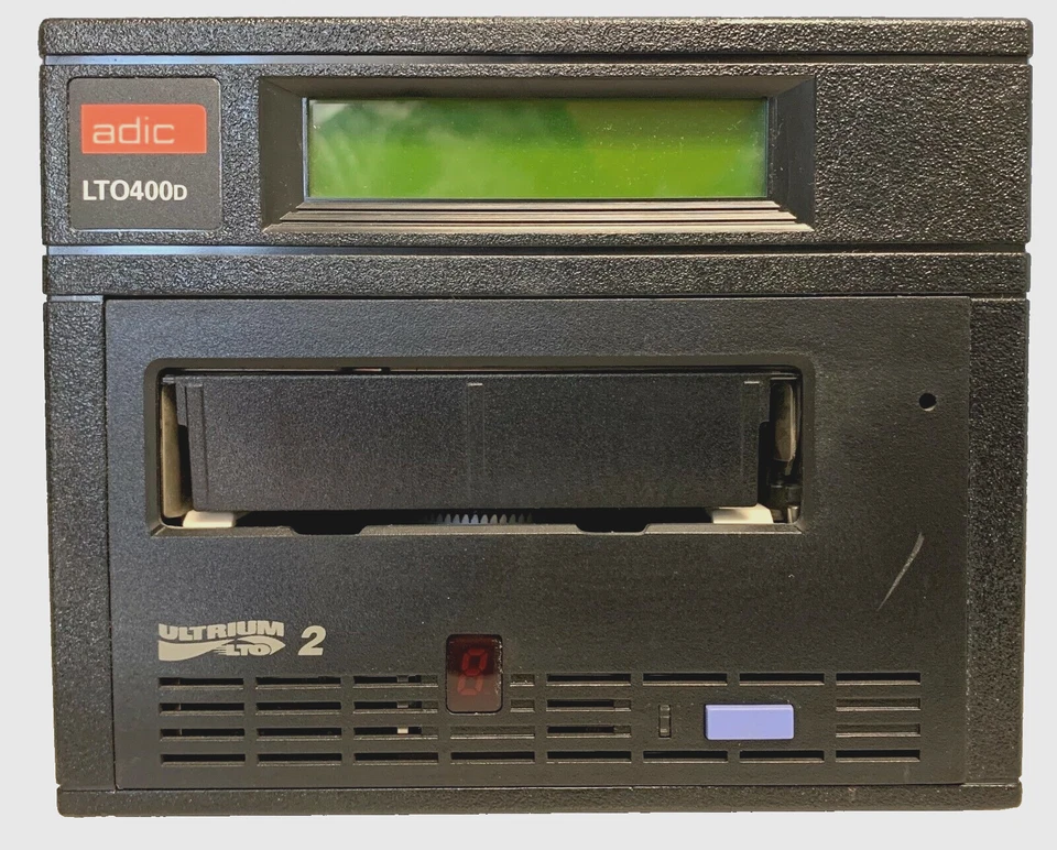 ADIC LTO400D ULTRIUM  460 LTO2 SCSI/LVD Ext W/LCD DISPLAY 8-00244-01 18P8964 - Image 2 of 4
