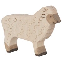 Holztiger Holzfigur Holztier Schaf Art.Nr. 80073