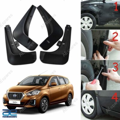 Mud Flap Set of Compatible With Nissan Datsun Go Plus S2u