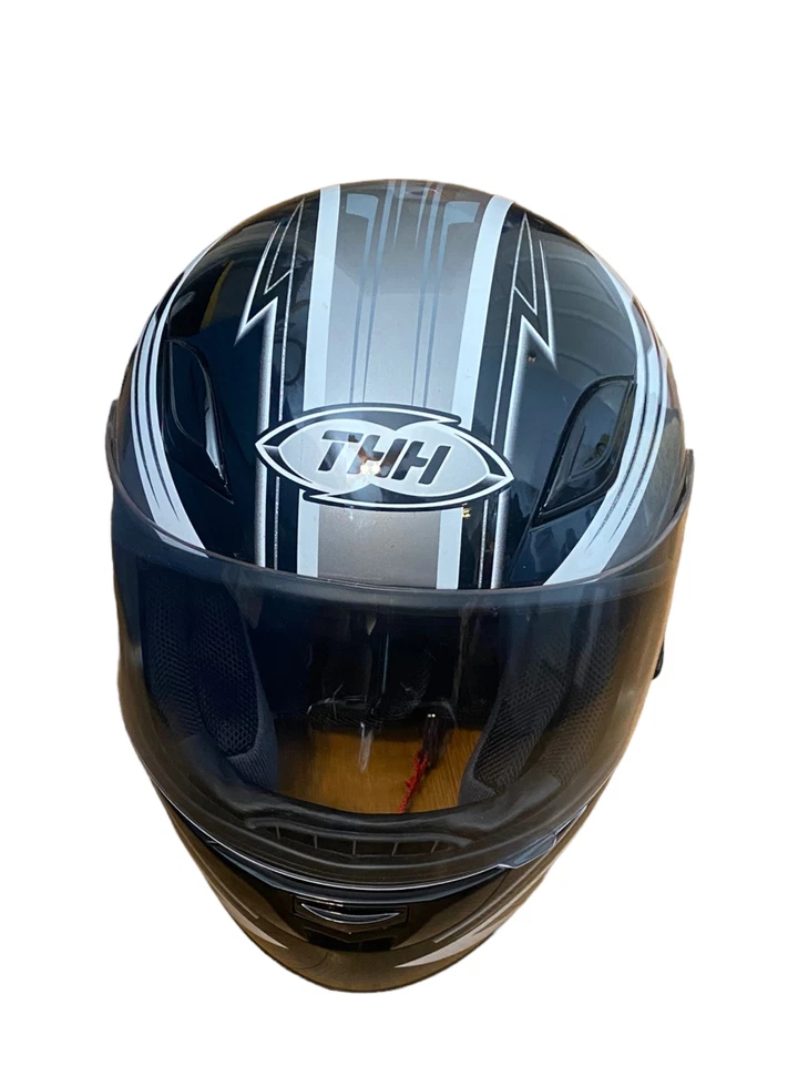 THH ONELL M2000 TS-40 PC Casco Moto Gris,Blanco,Negro (Talla: M) Foto 2 de 4