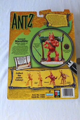 Vintage 1998 Dreamworks Antz Playmates Action Figure GENERAL