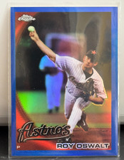 2010 Topps Chrome - Roy Oswalt #121 Blue Refractor 98/199 HOF Ace SP Astros MLB