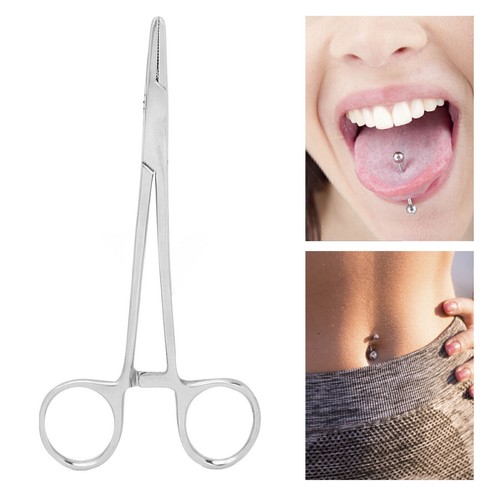 Body Piercing Locking Zange Lebensmittelqualität Edelstahl Body Piercing Na FAT - Bild 12 von 12