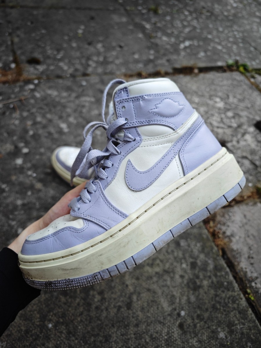 air jordan 1 retro high purple cream | eBay UK