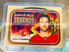 2022-23 UPPER DECK SERIES 2 HOCKEY LUNCH BOX LEGENDS ELIAS LINDHOLM CANUCKS