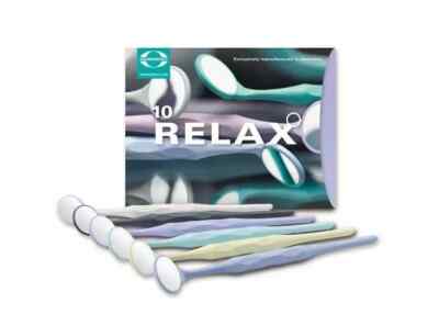 HAHNENKRATT DENTAL RELAX FS Rhodium Mouth Mirrors REF 7110-size 5 10 ASSORTMENT