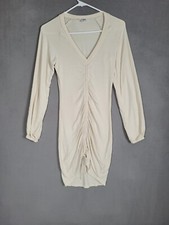 BB Dakota Steve Madden Cinch Sweater Dress V-Neck Small