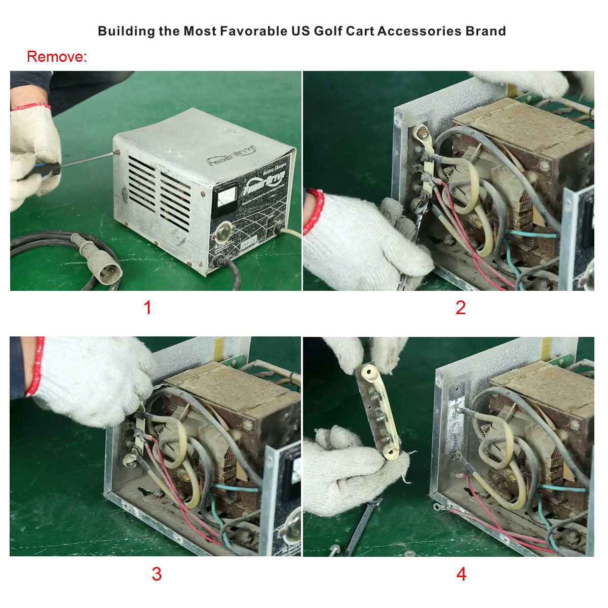 Golf Cart Heat Sink Assembly W/ Diodes Fit Club Car PowerDrive Chargers