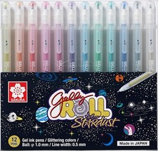 SAKURA Gelly Roll Stardust Limited Edition Gel Ink Pen Set / US Seller