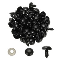 16 Mm Sicherheitsaugen, 150Er Set Kunststoff-Bastelaugen Mit Unterlegscheiben