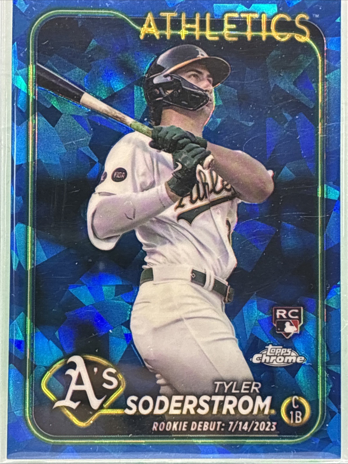 2024 Topps Chrome Update Sapphire Edition - Tyler Soderstrom #USCS116 (RC)