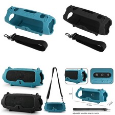 Speaker Carrying Case Silicone Protective Cover Shoulder Strap For JBL Charge 6