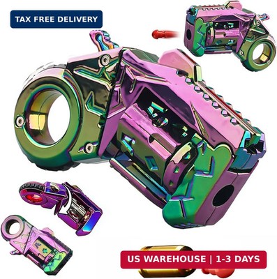 Gun Fidget Toys for Adults, Metal Fidget Toy Guns with Shell+Bullet+Target+Sight