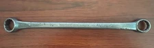 Vintage Wards Master Quality 3/4 & 7/8 Offset Double Box End Wrench Alloy Steel