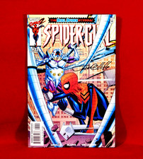 SPIDER-GIRL #32  STEEL SPIDER SIGNED BY ARTIST PAT OLLIFFE
