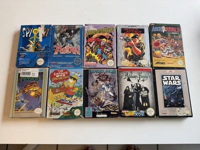 10 NINTENDO NES GAMES OVP
