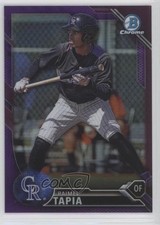 2016 Bowman Chrome Prospects Purple Refractor 156/250 Raimel Tapia #BCP90 i5q