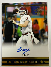 2018 Leaf Ultimate Draft Baker Mayfield On Card Auto RC #D /25 # GLR-BM1