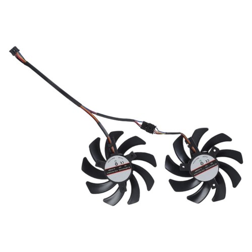 85mm 12V GPU Fan For RX 5600XT 5700 6600 Graphics Card Cooling Accesssories - Afbeelding 2 van 8