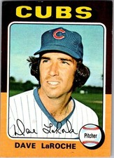 1975 Topps Mini Baseball - Dave LaRoche #258 - Chicago Cubs