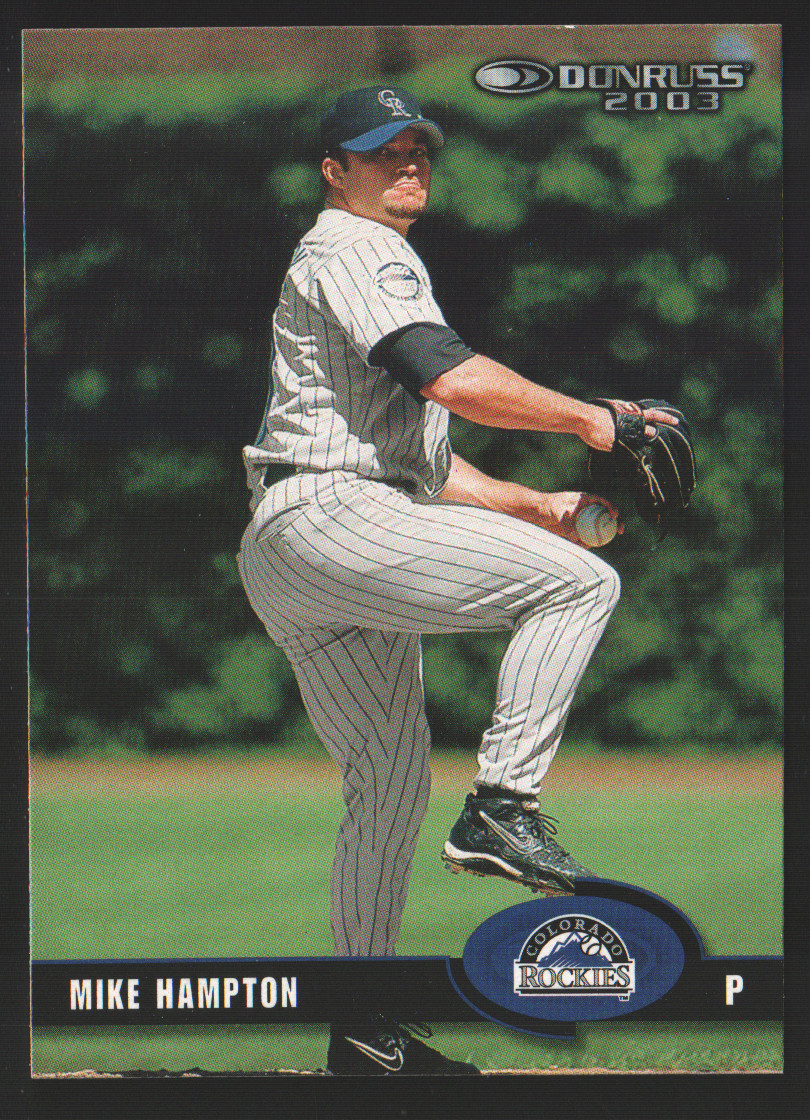 2003 Donruss Baseball #276 - Mike Hampton - Colorado Rockies  03-830