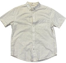 Goodfellow  Co. Men's Short Sleeve Print Slim Fit Button Up Shirt Size M