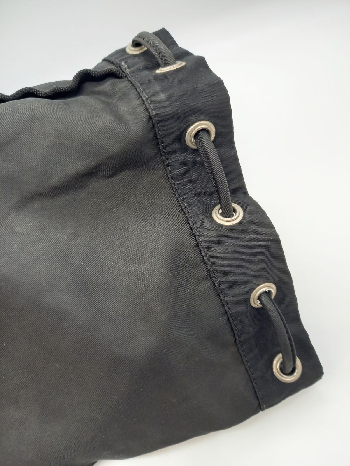 Good Condition PRADA Prada Drawstring Pouch Trian… - image 16