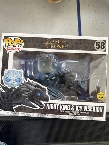 Funko POP! Rides Game of Thrones Night King & Icy Viserion #58 Glows in the Dark