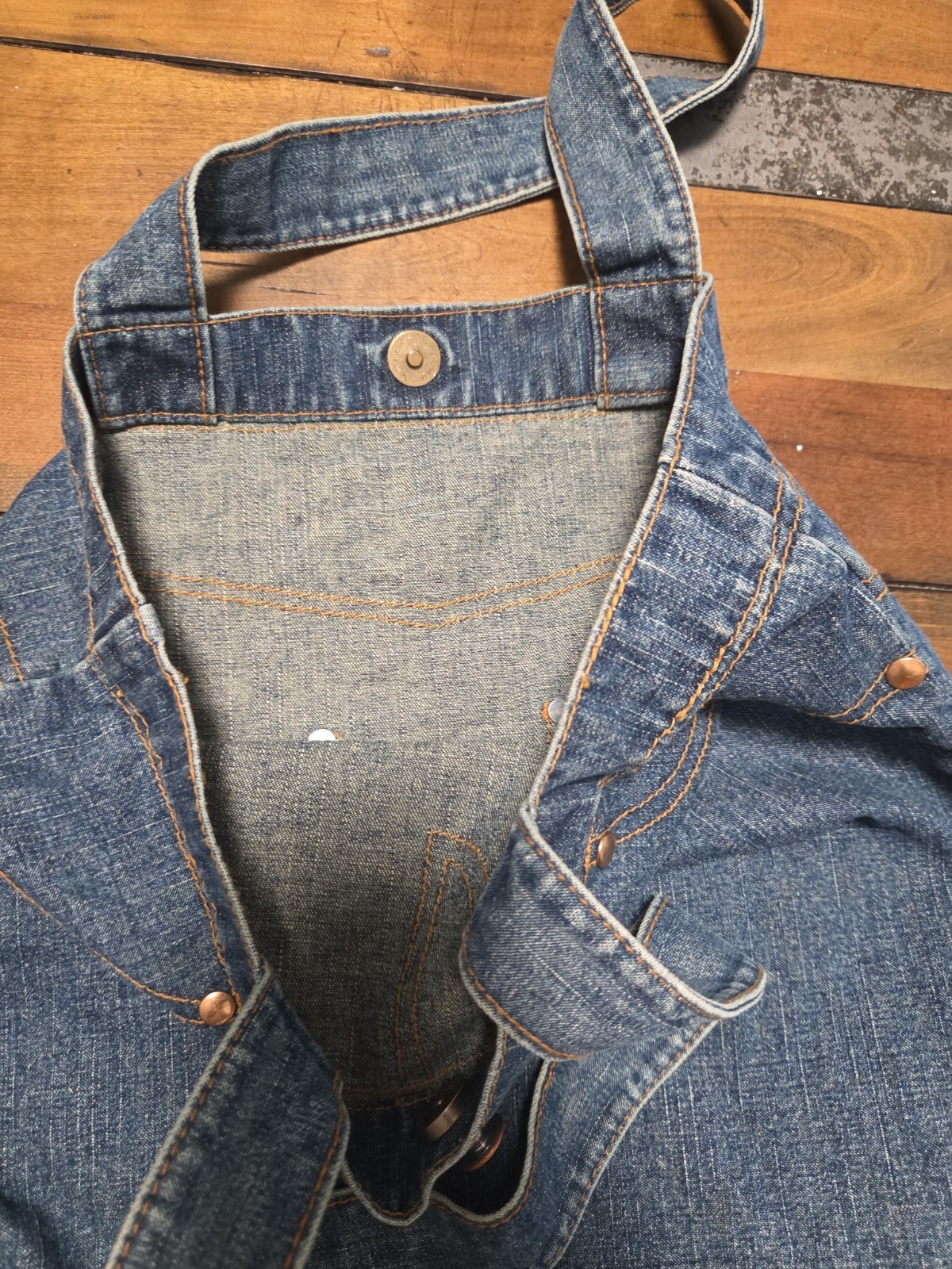 Wrangler Cavenders Denim  Bag Western Jean Purse Longhorn Pocket Shoulder Tote image 9