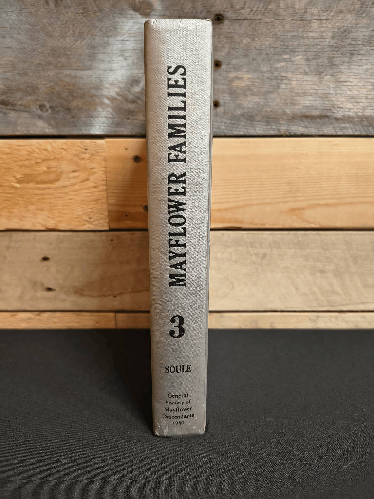 Mayflower Families through Five Generations Vol. 3 (1980) Plus 1984 Addendum