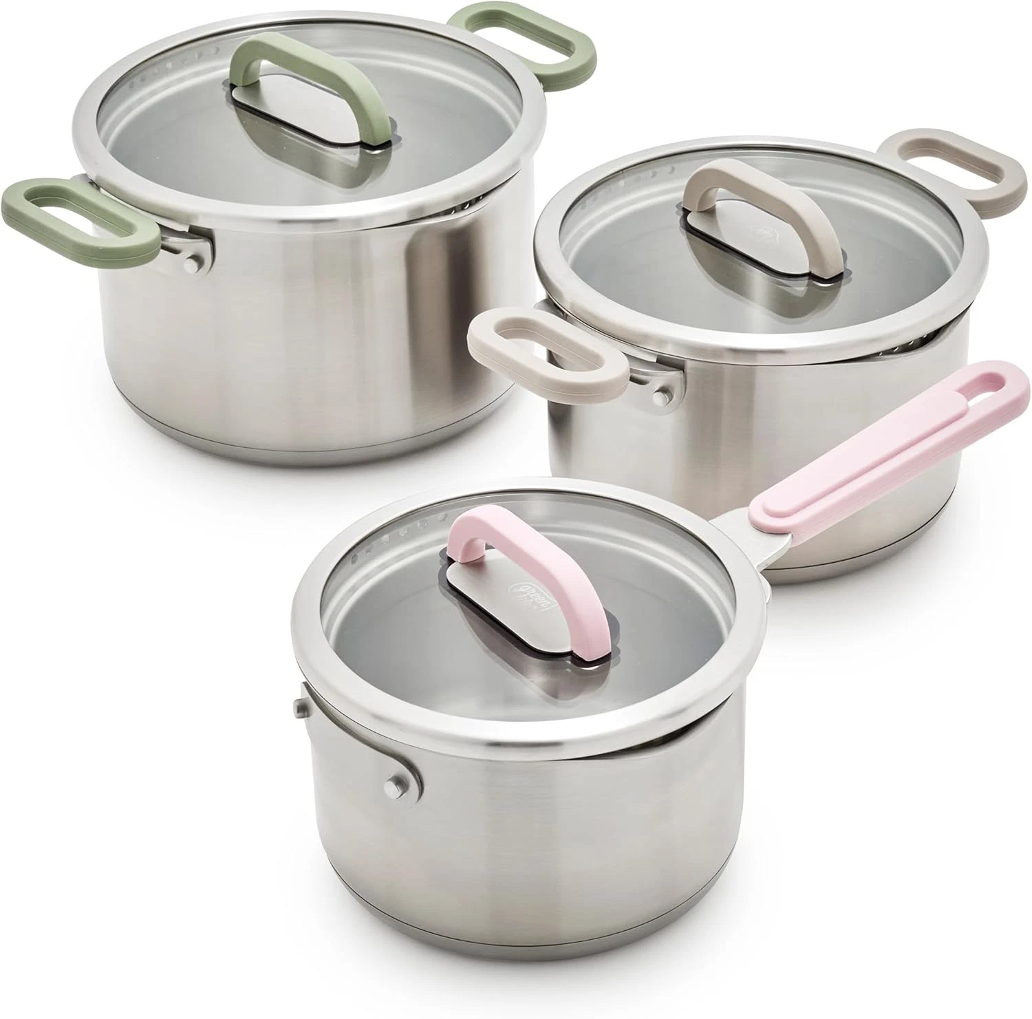 BK Twisting 6-Piece Stainless Steel Cookware Set with Strainer & Spouts
Opens in a new window or tab