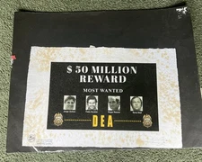 $.50 Million REWARD Print 23x16 By Fairchild Paris 5/50