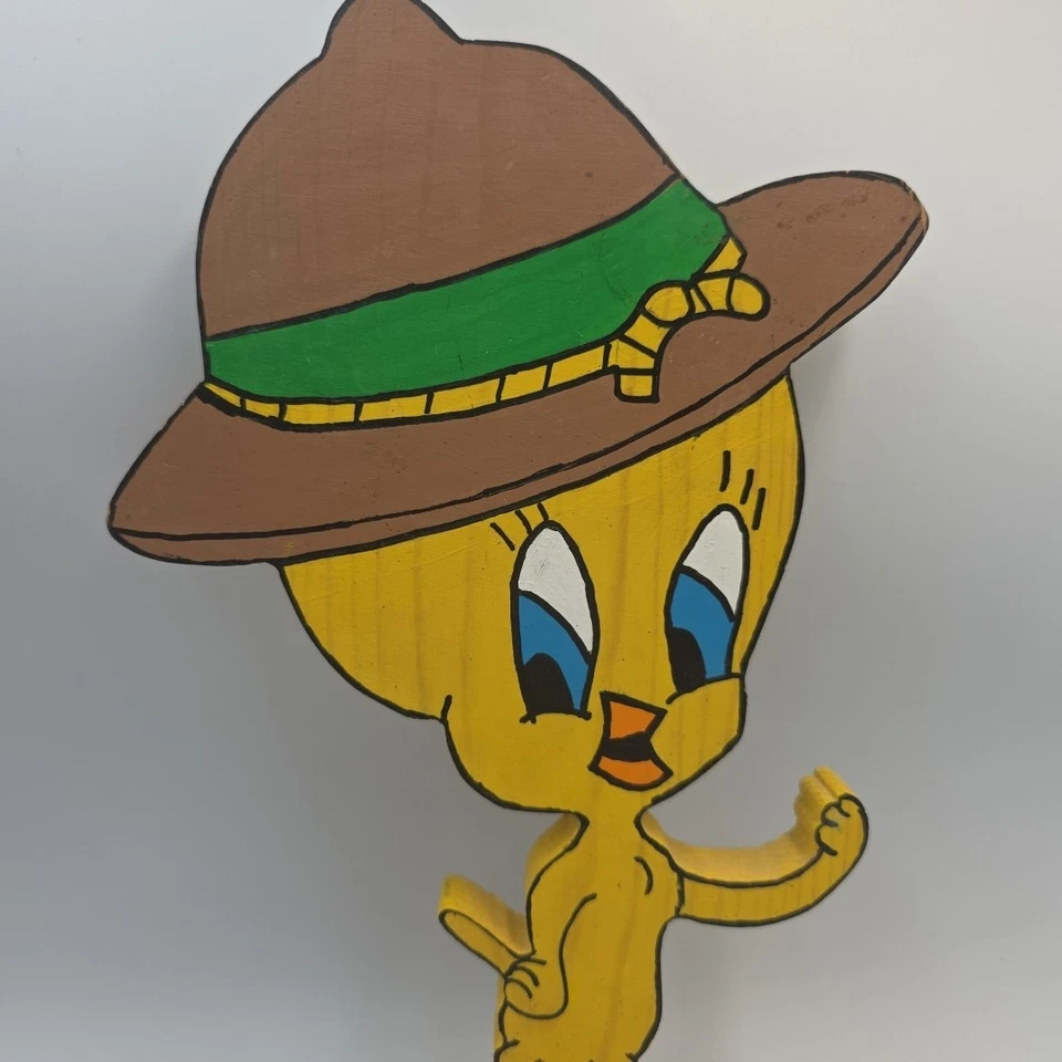 Percha individual de madera vintage de piolín para pájaros Foto 3 de 4