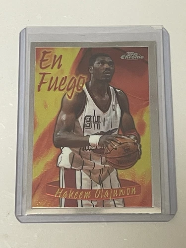 INSERT - 1996-97 Topps Chrome #2 Hakeem Olajuwon "Season's Best - En Fuego"