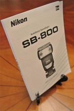 Nikon Autofocus SpeedLight SB-800 SB 800 USER GUIDE MANUAL BOOK Speed Light