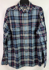 Goodfellow  Co Standard Plaid Flannel Shirt Long Sleeve Men's Size XL
