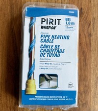 PIRIT Wrap-On #31006, 6ft Electric Pipe Heating Cable, 12 watts NEW