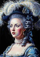 Leonid Afremov MARIE ANTOINETTE Oil Painting 20"x30" by Official Studio GICLEE