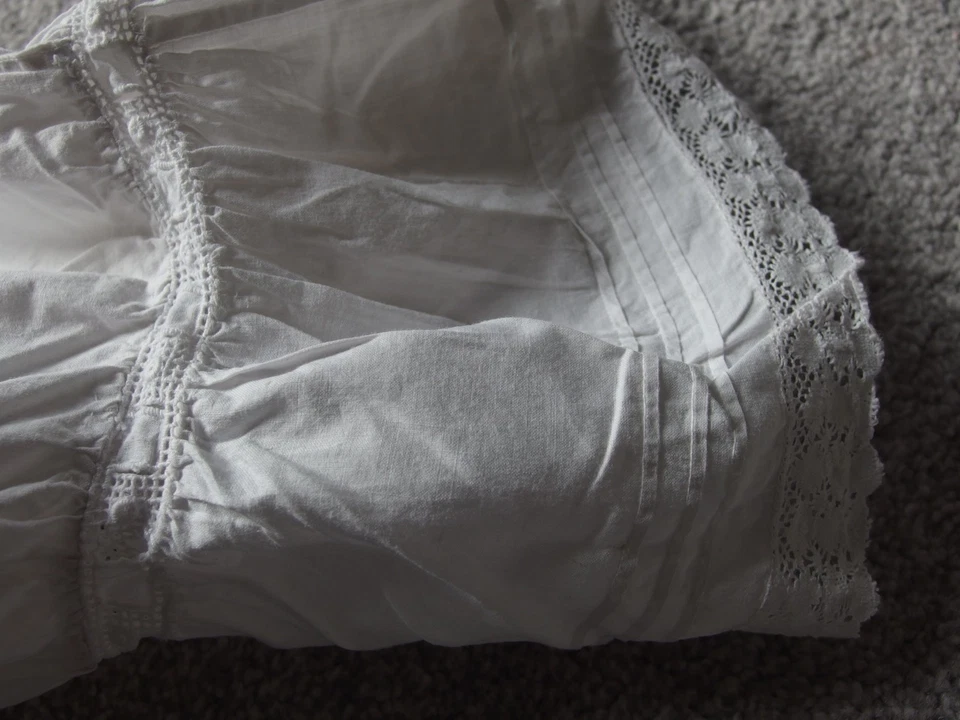 Antique Victorian knickers bloomers  open leg crotch less - Image 2 of 4