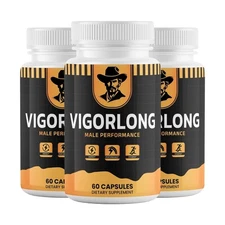 (3 Pack) VigorLong Pills for Men to Boost Male Health Performance & Vitality