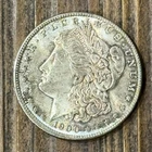 1900 Silver Morgan Dollar Coin E PLURIBUS UNUM, IN GOD WE TRUST, ONE DOLLAR