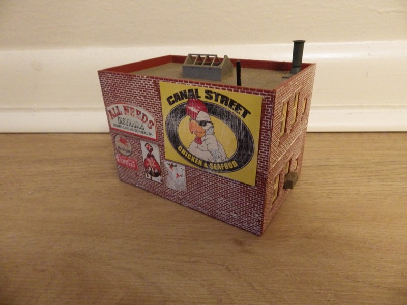 HO Scale Canal Street ChicKen/Railroad Hotel